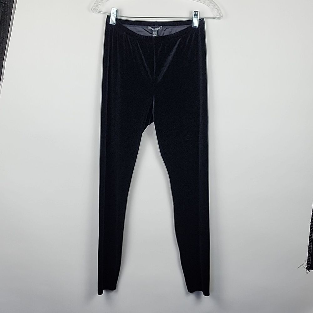 EILEEN FISHER womens xs velvet velour pull on ankle legging pant soft nwt skinny